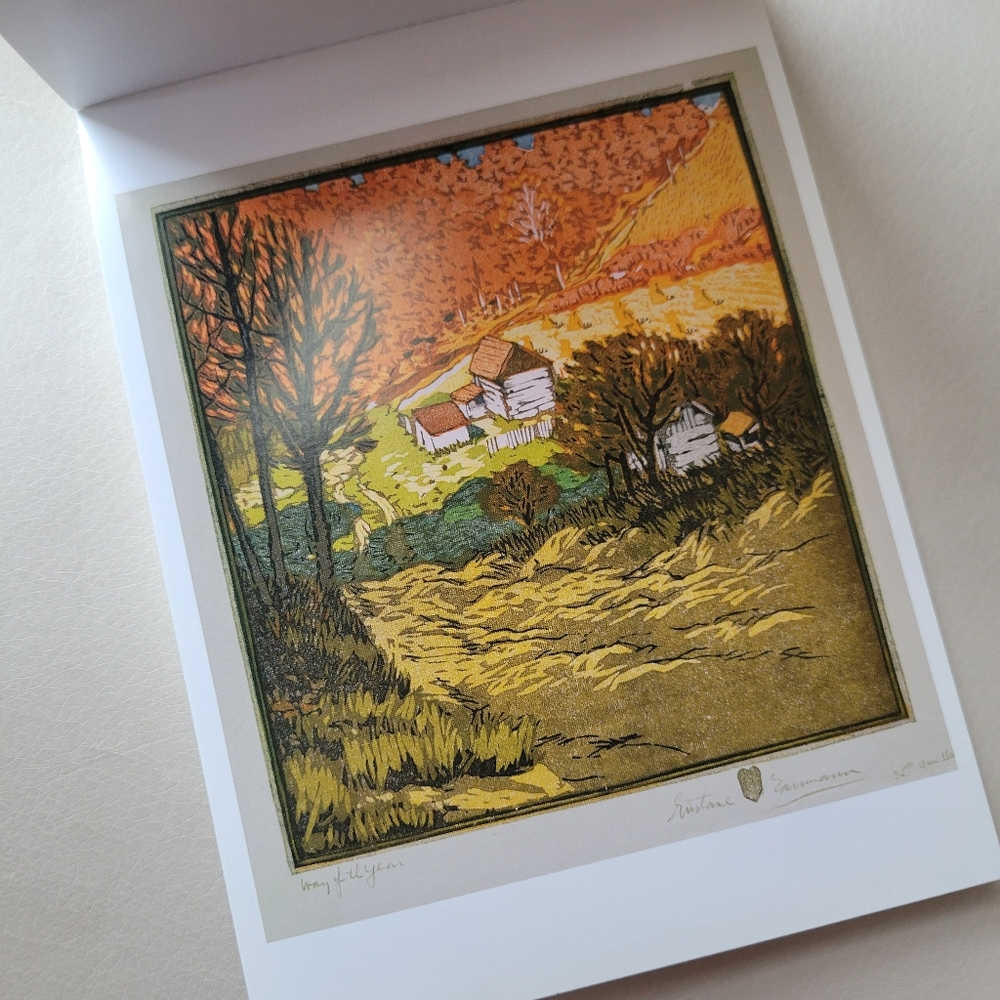 Gustave Baumann Postcard Book ~ Woodblock Prints 30 Postcards ~ Landscape Art - Picture 3 of 16